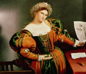 A Lady with a Drawing of Lucretia, c.1530-33