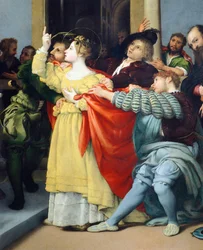 Altarpiece of Saint Lucia or Saint Lucia Before The Judge