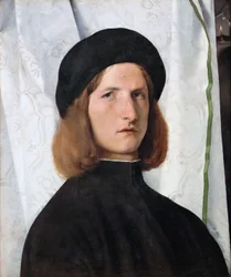 Portrait of a Young Man with a Lamp