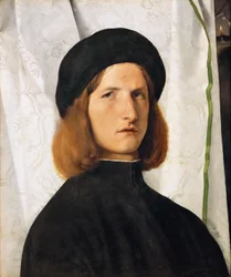 Portrait of a Young Man with a Lamp