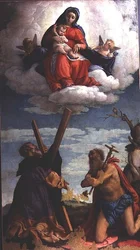 Madonna and Child in Glory with St. Andrew and St. Jerome