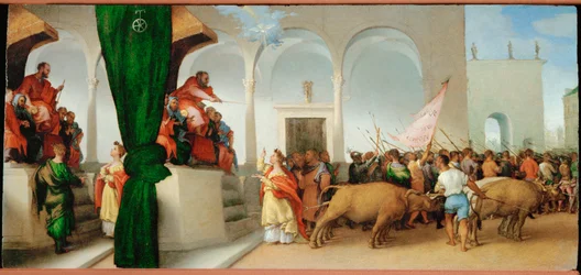 Saint Lucia Before Consul Paschasius