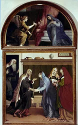 The Annunciation (Part of the Altarpiece of the Visitation)