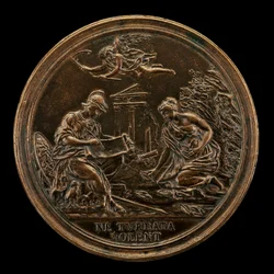 Allegory with Minerva, Time, and a Sybil [reverse], 1725