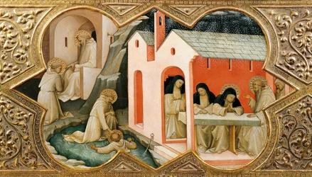 Altarpiece of the Coronation of the Virgin (detail)
