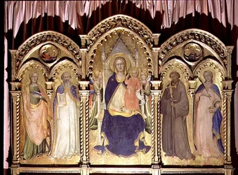 Madonna and Child Enthroned with SS. Lucy, John Gualberto, Benedict and Catherine