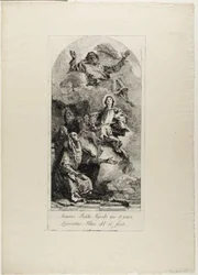 Saint Anne and Saint Joachim Offering the Virgin Mary as a Child to the Eternal Father