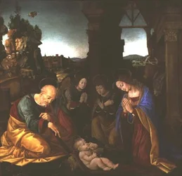 Madonna Adoring the Christ Child