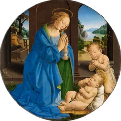Mary Adoring the Child, with the Infant Saint John