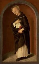 Saint Bernardino of Siena, in a Sculpted Niche
