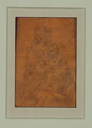 Sitting Child, Naked, Turned Towards the Left