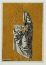 Study of Drapery for the Figure of Saint Bartholomew