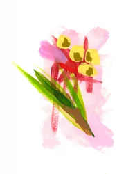 Colorful Abstract Flowers