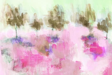 Dreamy Pink Field