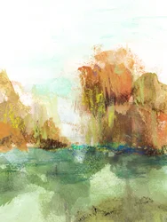 Earthy Mountain Reflection