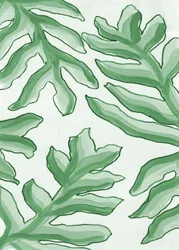 Flowing Green Leaves