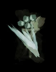 Muted Abstract Flora