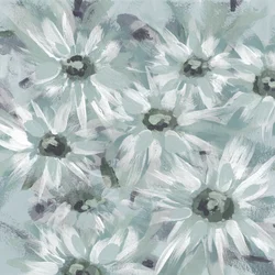 Soft Blue Daisies