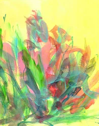 Vibrant Abstract Garden
