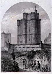 The Keep of Vincennes, Engraved by Schroeder