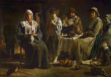 Peasant Family in an Interior