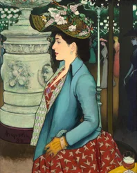 An Elegant Woman at the Élysée Montmartre, 1888