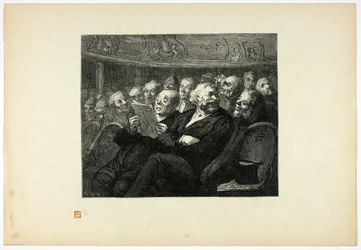 Orchestra Chairs, from Unique Edition of Thirty-Six Woodcuts