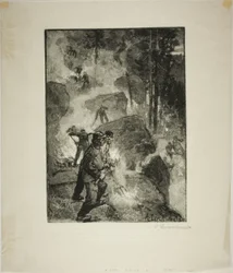 Fern Burners in the Forest