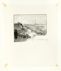 The Dawn, plate fourteen from Along the Seine and the Boulevards