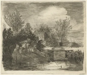 Anglers by a River