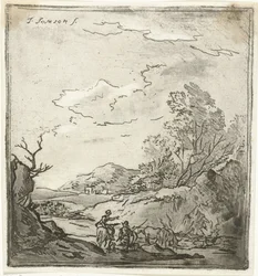 Landscape with Rider and Shepherd