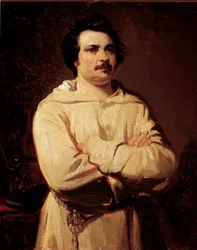 Portrait of the French Writer Honore de Balzac