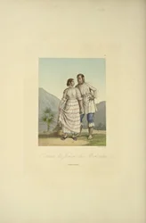 Costumes of the Indians of Mechoacan, Illustration from 