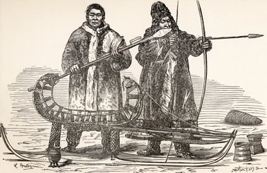 Native Buryats from the Buryat Republic, Russia, from 