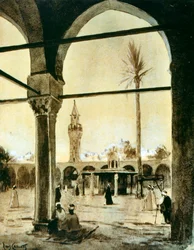 Mosque, Cairo, Egypt, 1928