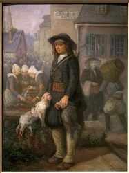 Walking Scene in Brittany
