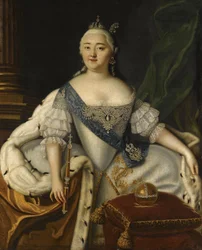 Portrait of Empress Elisabeth 1709-1762