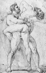 Hercules Strangling Antaeus