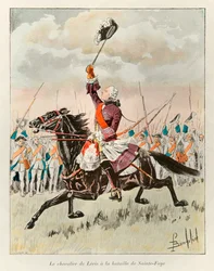 The Chevalier de Levis at the Battle of Sainte Foy in 1760