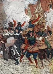 Fronde (1648-1653): On the Day of the Straws on 4/07/1652, the Town Hall was Burned and About Thirty Notables, Who Became in Favor of King Louis XIV Because They Wished to End the Siege of Paris, Were Massacred by Soldiers Disguised as Workers
