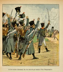 The Troops Acclaim Emperor Napoleon