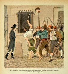 Bonaparte During the French Revolution Confronting the Crowd