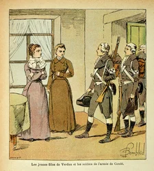 The Young Daughters of Verdun and the Soldiers of the Army of Conde