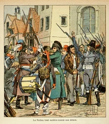 The entire Nation ran to arms against the English (Illustration from 