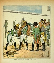 Emperor Napoleon Inspects the School of Saint Germain