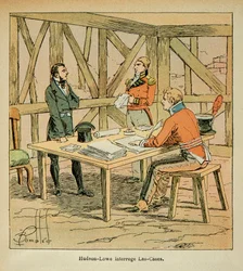 Governor Hudson Lowe questions Las Cases