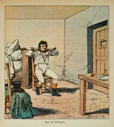 Death of Jean Charles Pichegru in his prison in 1804