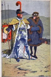 Interview of Louis XI and King Henry IV