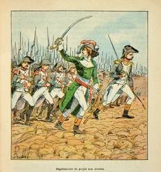 Representative of the People in Armed Weapons During the Wars of the French Revolution