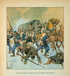 The Army of the Loire: Taking of a Prussian Ambulance by a Company of the 43rd March